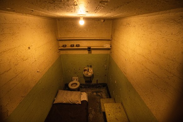 A cell at Alcatraz Island.
