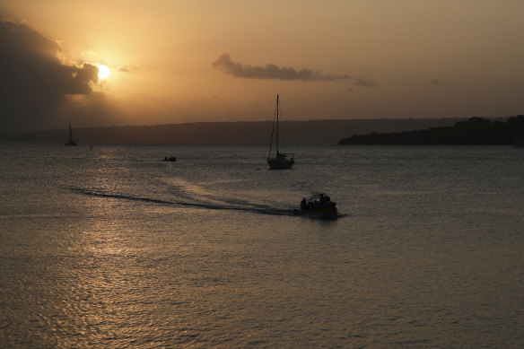 Sunset in Port Vila, Vanuatu. The country has only recorded three COVID-19 cases since January 2020.