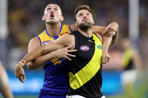 Born and bred in Tasmania Toby Nankervis has won three premierships with the Tigers 