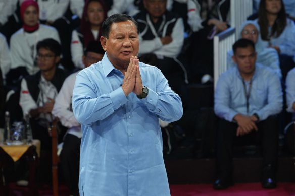Subianto is hoping to be third lucky in next month's elections.