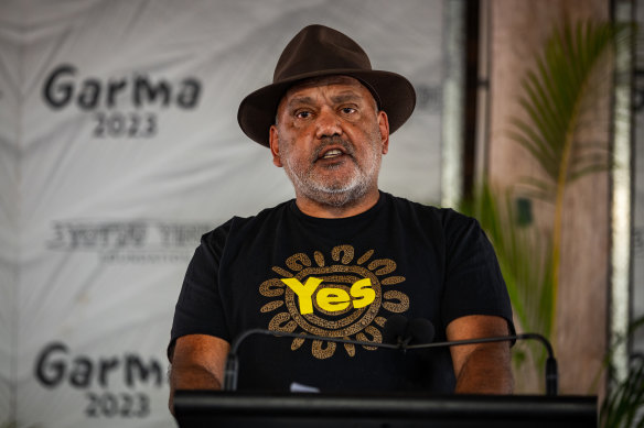 Voice architect Noel Pearson said the No side did not have a consistent message.
