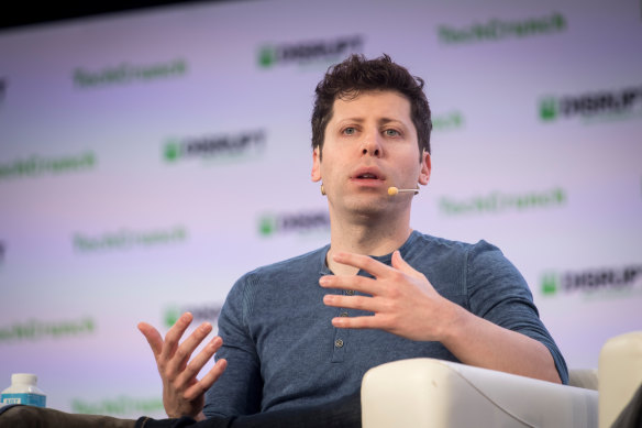 OpenAI chief Sam Altman. The company has defended its approach of releasing a test system for public use.