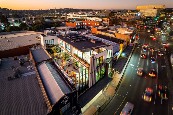 Ringwood’s Dakota nightclub is one of a string of new buildings in the suburb.