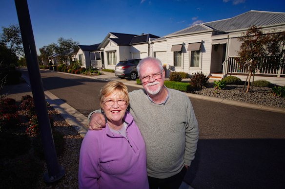 Wollert retiree Steve Doudle, with his wife Denise Colquhoun, said he felt vindicated after the VCAT decision against Lifestyle Communities’ deferred management fees.