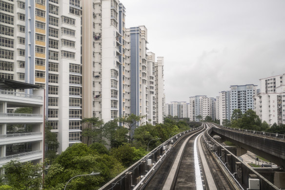 Some 80 per cent of Singaporeans live in public housing.