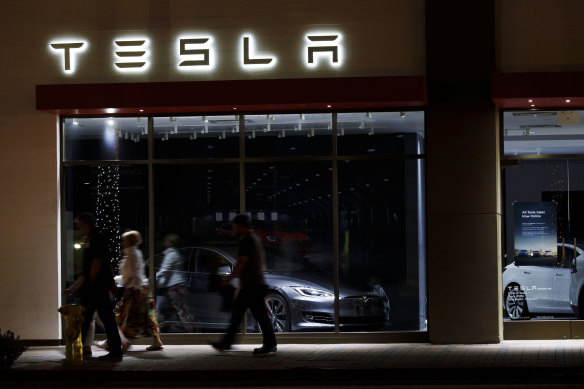 After a rough 12 months, Tesla shares are flying again. 