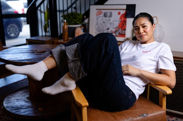 Manager and mentor: Cathy Nguyen, 31, from Canley Vale.