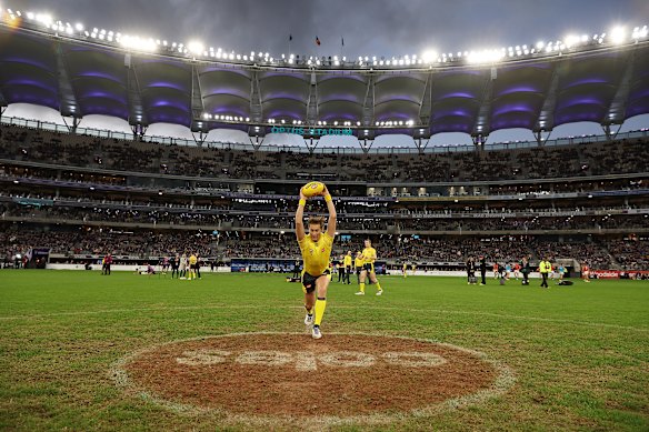 Max Gawn is questioning the timing of playing State Of Origin at Optus Stadium.