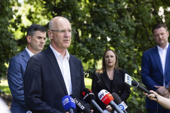 Nationals leader Danny O’Brien said the new team was ready to fight for the needs of regional Victorians. 