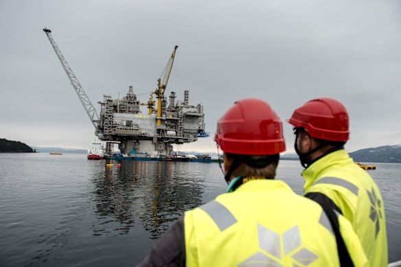 The Norwegian government owns 67 per cent oil company Equinor. 