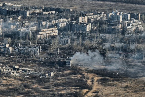 Avdiivka was destroyed by months of fighting between Ukrainian and Russian forces.