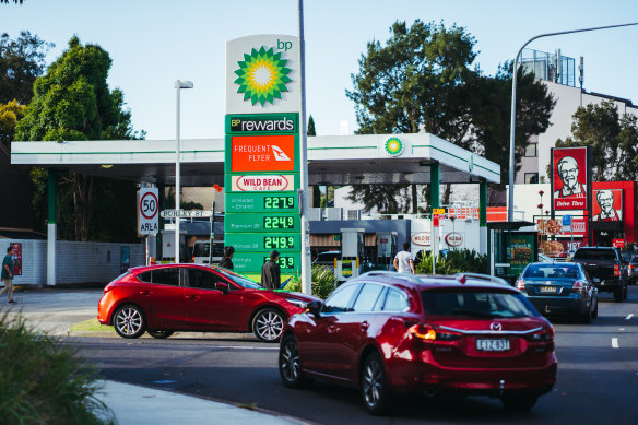 Fuel prices across Sydney and Melbourne were last week hovering around the low end of the price cycle and well below their peaks this year.