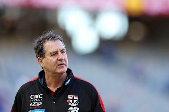 Ross Lyon withdrew from the Carlton process for the Blues’ coaching job. He now coaches St Kilda.
