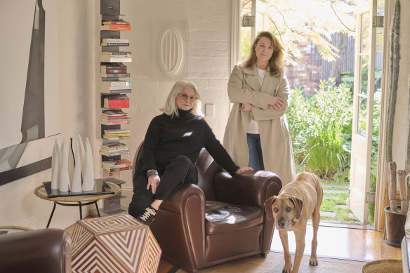 Titania and Amy Henderson. “It’s wonderful to have something in common, especially art – because art is full of love,” says Titania.