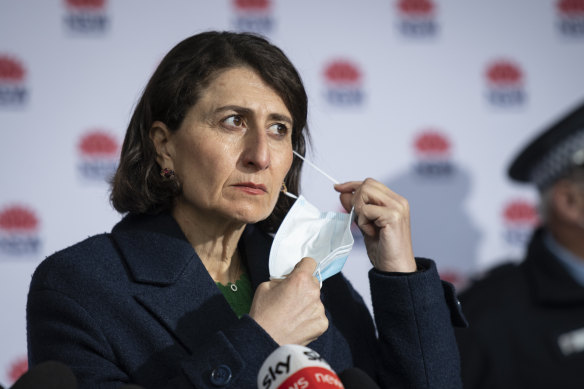 NSW Premier Gladys Berejiklian on Friday.