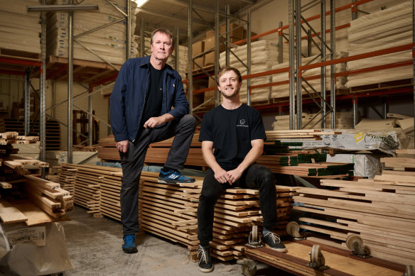 Quokka Beds father-son duo: managing director Daniel Ibbitson and founder Brett Ibbitson.