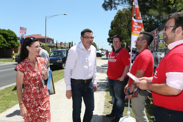 Kilkeny campaigns with Andrews in 2014. 