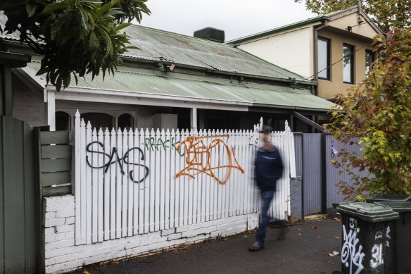 A tagged property in Clifton Hill in the City of Yarra. 