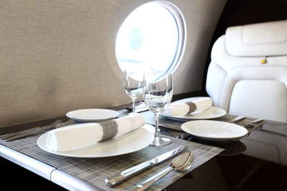 Flight attendants are expected to provide impressive, multi-course meals on board. 