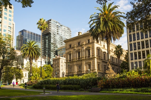 The Old Treasury building was built with the barrowloads of Gold Rush money.