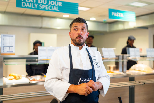 Olympic Village executive chef Charles Guilloy.