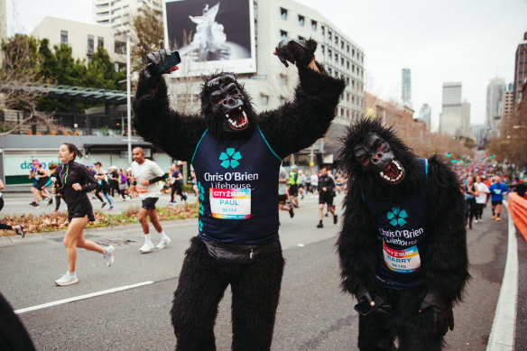 The City2Surf attract serious and not-so-serious runners.