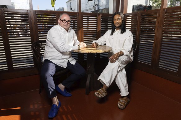 Jason Jones (left) and Brahman Perera have dreamed of the restaurant for eight years.