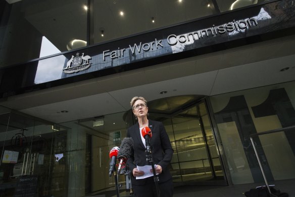 Union boss Sally McManus has threatened stoppages if bosses fail to provide safe workplaces.