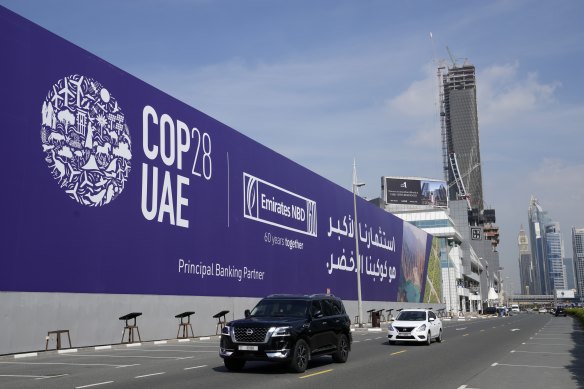 COP28 is being held in Dubai, United Arab Emirates.