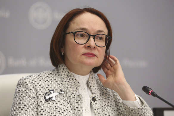 Russia’s central bank governor Elvira  Nabiullina has hiked interest rates to try and cool inflation. 