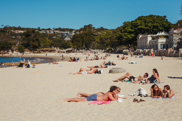 Sydneysiders hit the beach last weekend during unseasonably warm weather.