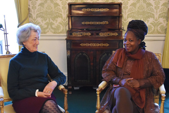 Lady Susan Hussey pledged to ‘deepen her awareness of the sensitivities involved’ following her meeting with Ngozi Fulani 