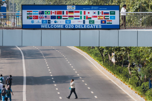 The normally bustling streets of Delhi  have gone silent as the G20 begins.