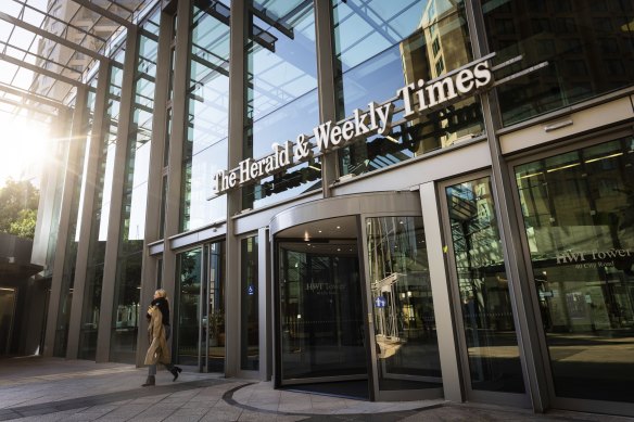 News Corp was one of the best-performing stocks, rising 4.4 per cent.