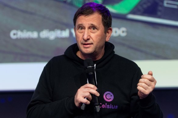 Alex Mashinsky, founder and chief executive officer of Celsius. The DeFi platform had to suspend withdrawals in mid-June. On Thursday, it entered bankruptcy. 
