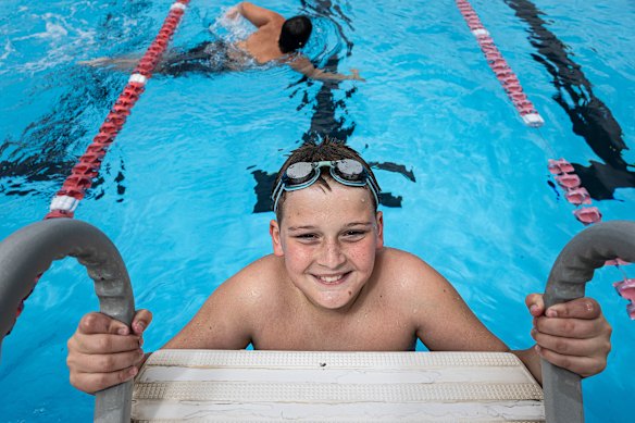 Archie Patten raised $13,500 in a Colour Run that has funded the cost of swimming lessons for all students at his school.