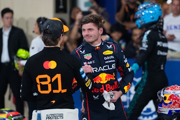 Max Verstappen is still every chance of beating both Lando Norris and Piastri to this year’s title.