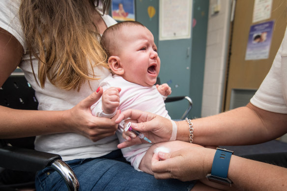 Jeannette Young has helped boost Queensland's childhood immunisation rates.