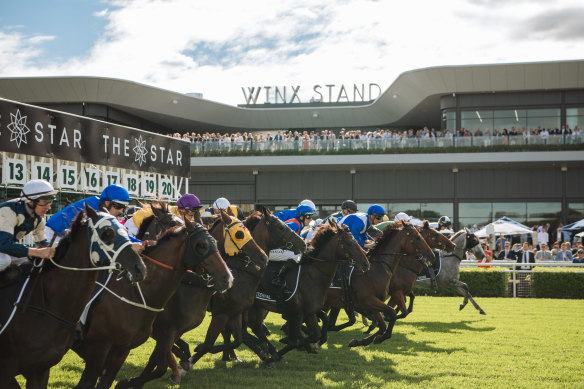 The Winx Stand allows the general  public sweeping views of Randwick.