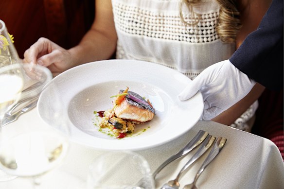 The food has to be fairly spectacular to compete with the view. Luckily, it is.