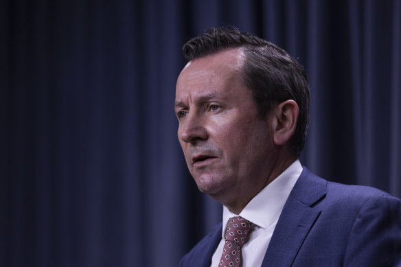 West Australian Premier Mark McGowan.