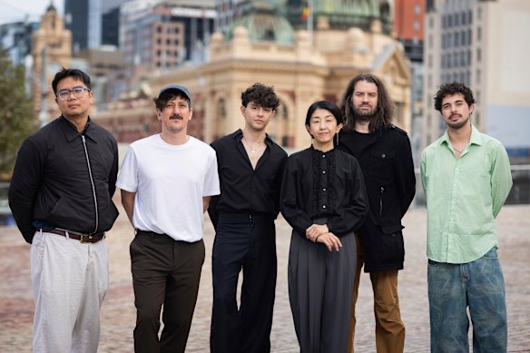 The nominees: (L-R) Ratchapoom Boonbunchachoke, Simon Mesa Soto, Diego Cespedes, Chie Hayakawa, Andrew Patterson and James Robinson.
