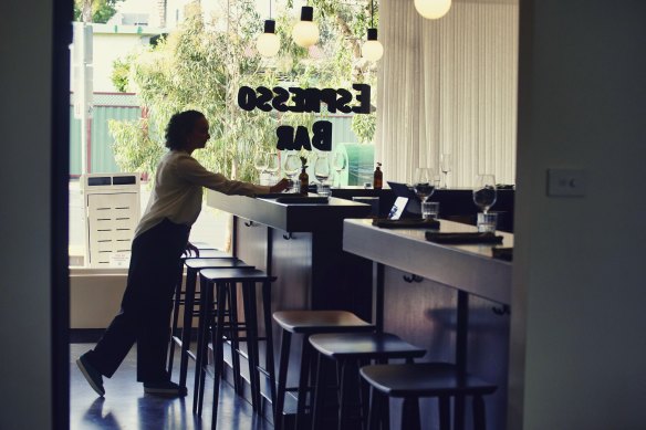 Take a seat at the bar.