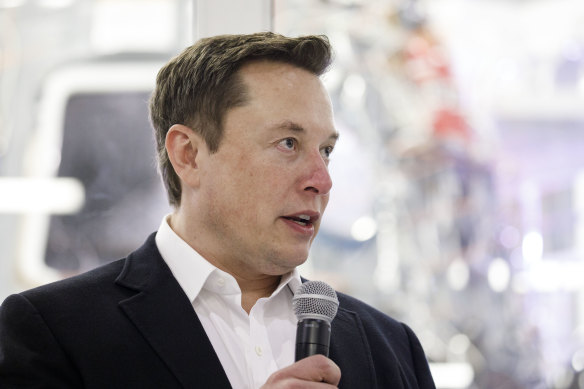 SpaceX founder Elon Musk.
