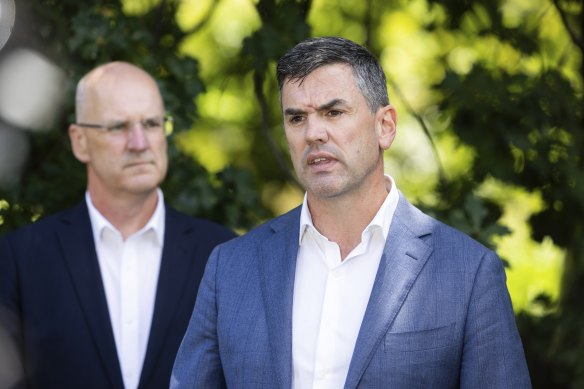 Opposition Leader Brad Battin.