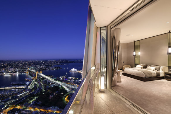 There aren’t enough new luxury homes, such as this one at Crown Residences One Barangaroo, to meet buyer demand. 