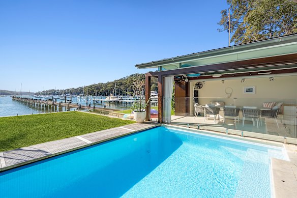 Swimwear designer Dax Bykerk, and his wife, Renee, have put their Newport mansion on the market with a price guide of $12.5 million to $13 million.