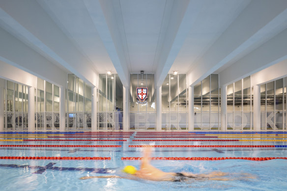 Cranbrook School spent $125 million on a redevelopment that included an aquatic centre.