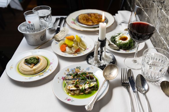 Kismet's $69 three-course mezze sharing menu is a bargain. 