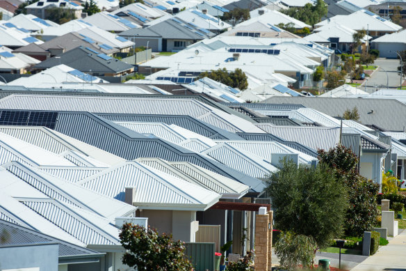 Not enough homes are being built to house WA’s increasing population. 